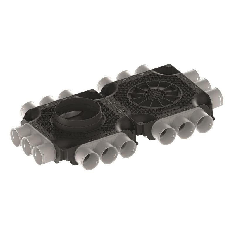 Maico - Luftverteilkasten Luftverteiler doppelt MA-FDV18-63 18 Anschlüsse DN 63