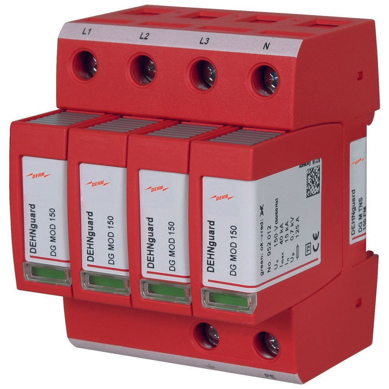 DEHN - Überspannungsableiter für Energietechnik/Stromversorgung Überspannungsableiter TYP2 DG M TNS 150 FM f. TN-S Systeme