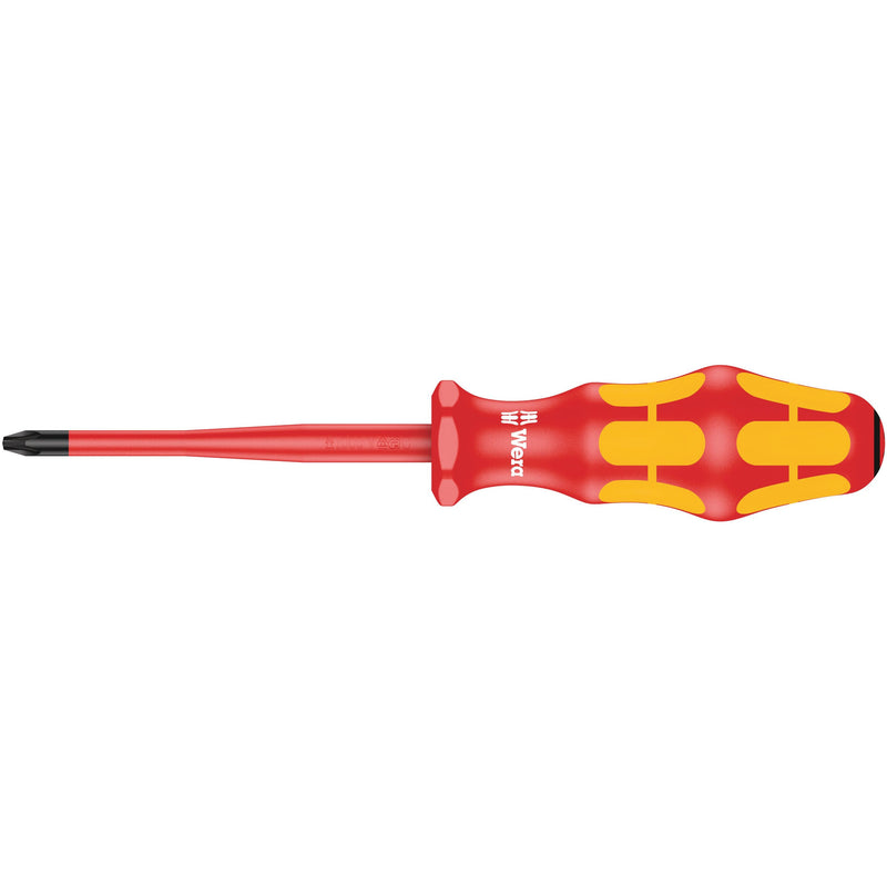 Wera - Kreuzschlitz-Schraubendreher VDE Schraubendreher 006461 PZ 2x100mm