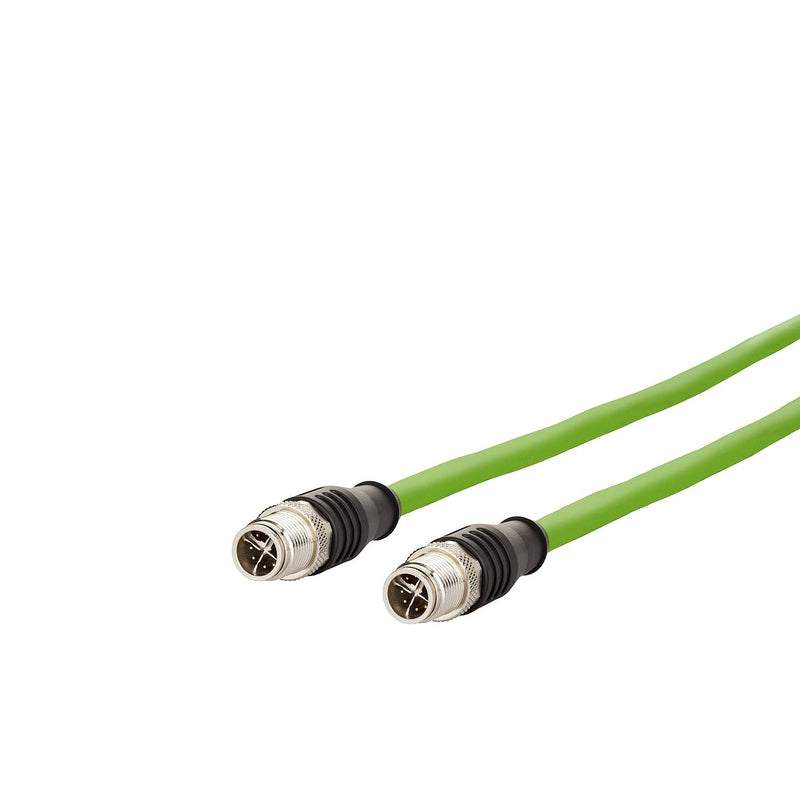 Metz Connect - Patchkabel Kupfer Industrie Verbindungsleitung M12 142M2X11050 5m gn X-kodiert