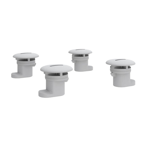 ABN - Montagezubehör (Schaltschrank) Flanschverschluss ABNRY06001(VE4) mitSchlitz, Set 4Stk