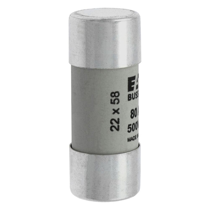 Eaton - Zylindrische Sicherung Sicherungseinsatz Nieders. CYLINDRICA#C22G80 80A AC 500V 120kA − 10 Stück