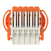 WAGO - Kabelsteckverbinder für Leiterplattensteckverbinder 1-Leiter-Federleiste,Hebel 2734-1105/038-000 PushinCAGECLAMP,lgr − 50 Stück