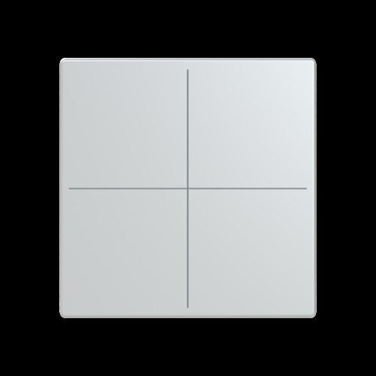Busch-Jaeger - Bussystem-Tastwippe Abdeckung, 4-fach LFW/A.4.63.11-83 für Keypad