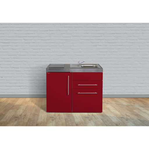 Stengel - Mini-Küche Miniküche Premiumline MPBR110SKSIKFliBreS Bordeauxrot