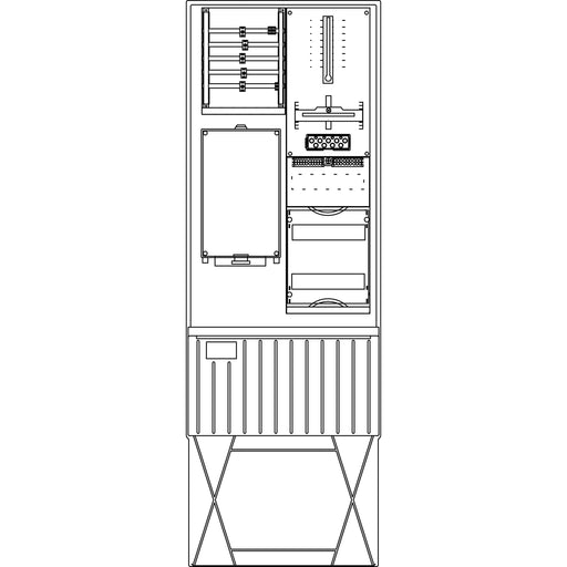 Elsta Mosdorfer - Zähler-Komplettschrank Zähleranschlusssäule ZS321.W1.36 A320 W1 1Z 3.HZ 36TE