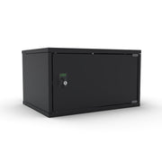 Enoc - Netzwerkgehäuse 19" Basic Wandschrank W3 6-4-P-S 6HE, 400mm Tief, sw