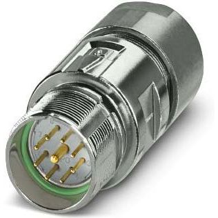 Phoenix Contact - Rundsteckverbinder, feldkonfektionierbar (Industriesteckverbinder) Kupplungssteckverbinder 1629121 M23 PRO, gerade