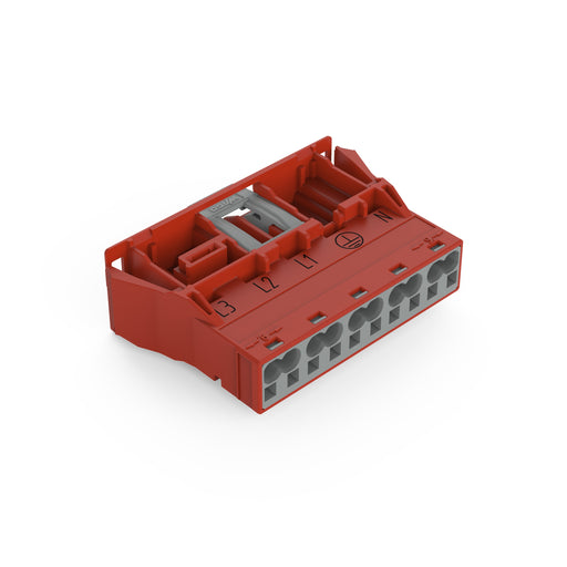WAGO - Geräteanschluss für steckbare Gebäudeinstallation Snap-In-Stecker 770-2315 5-polig,Kod. P,rot − 50 Stück