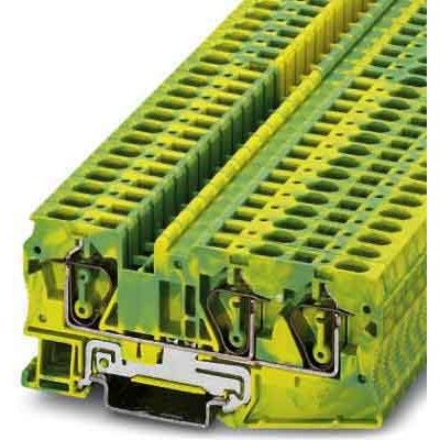Phoenix Contact - Schutzleiter-Reihenklemme Schutzleiterklemme ST 6-TWIN-PE 0,2-10qmm gn-ge