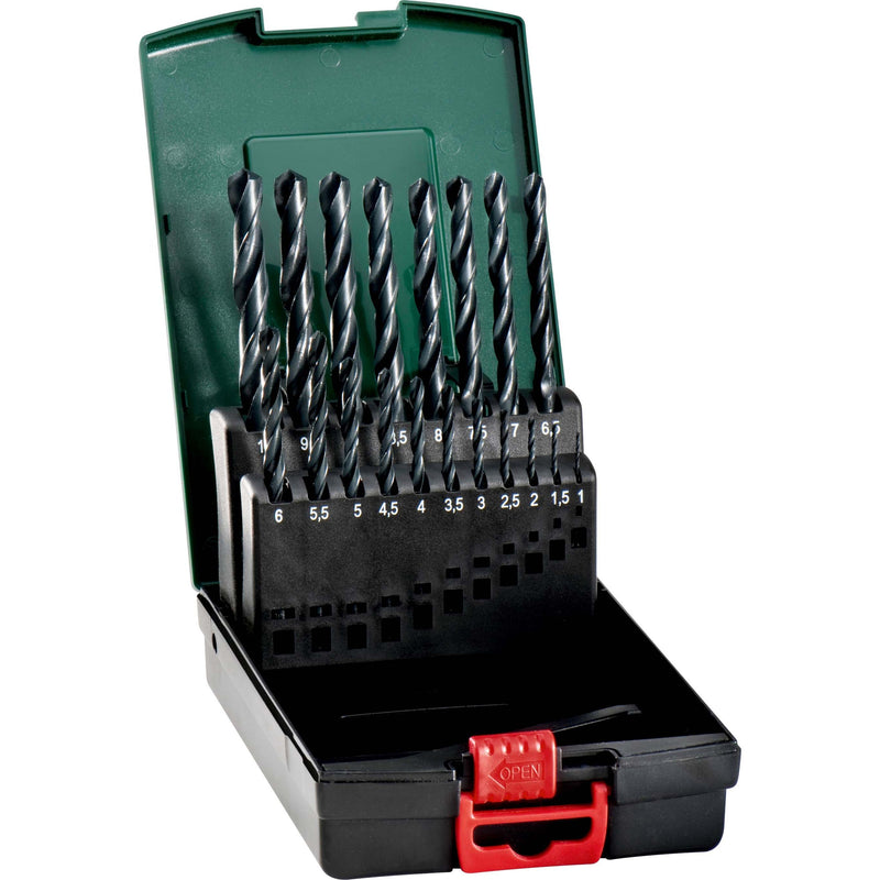 Metabowerke - Bohrer-Set HSS-R-Kunststoffkassette 627666000 SP 19-teilig