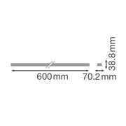 Ledvance - Tragschiene für Lichtbandsystem Tragschiene 8pol. TRUSYS#4099854193545 600m, ws