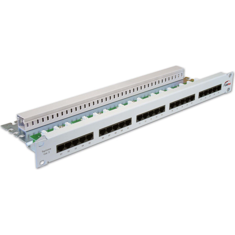CobiNet - Patchpanel Kupfer Telefonieverteilerfeld 1HE 114991 CobiVoice25xRJ45 19"