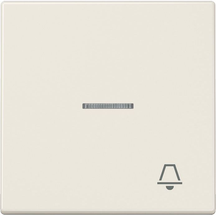 Jung - Abdeckung/Bedienelement für Installationsschalterprogramme Wippe Symbol KLINGEL ws LS 990 KO5 K für beleuchtb.Taster