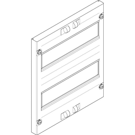 ABN - Abdeckung für Verteilerfeld Abdeckplatte FAO1222N 250x300mm 1FB/2RE