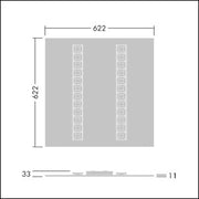 Thorn - Decken - /Wandleuchte LED - Einbauleuchte OMEGA M  #96636393 840