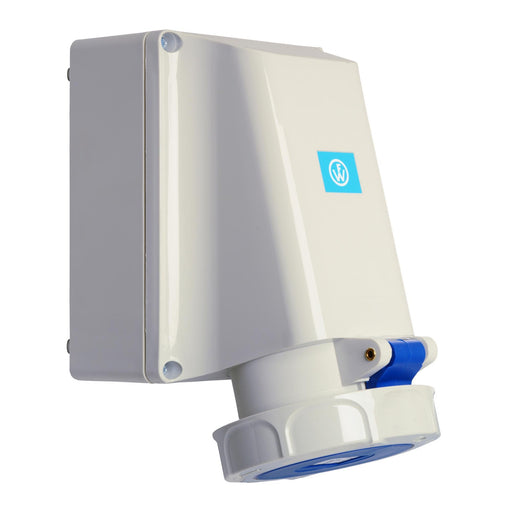 Walther Werke - CEE-Steckdose (IEC 60309) Wandsteckdose 63A 169306 3P 230V 6h IP67 − 1 Stück