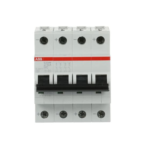 ABB Stotz S&J - Leitungsschutzschalter Sicherungsautomat S204M-Z10UC 10 kA, 10 A, 4P