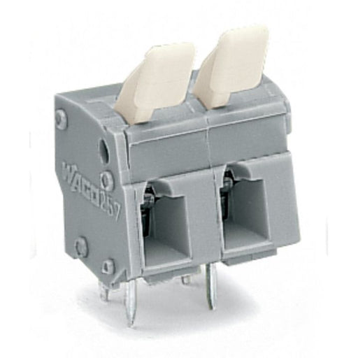 WAGO - Leiterplattenklemme 257-505/333-000 Dücker,2,5 mm²,gr − 120 Stück