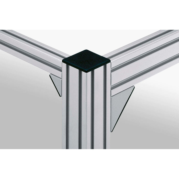 Item - Verbinder für Stiel/Profilschiene Winkel 0.0.425.06 weißaluminium  − 1 Stück
