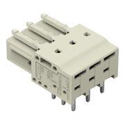 WAGO - Leiterplattensteckverbinder THTFederleiste abgewinkelt 831-3523 Maß 7,62mm,lgr − 24 Stück