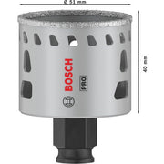 Bosch - Lochsäge PRO Tile PC Plus Lochsäge, 2608901562 51 mm, HS