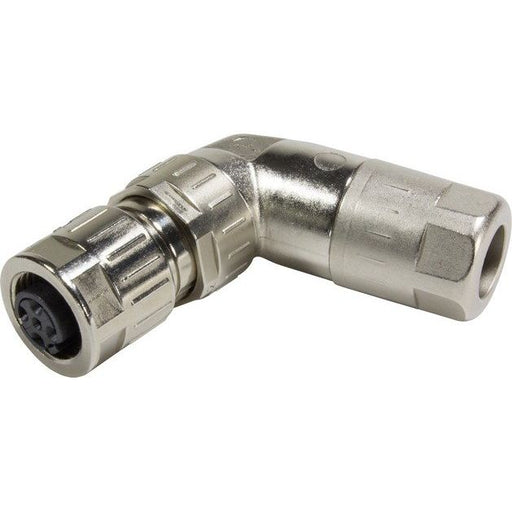 Harting - Rundsteckverbinder, feldkonfektionierbar (Industriesteckverbinder) Kabelsteckverbinder 21038214805 gewinkelt Buchse