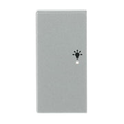 Busch-Jaeger - Bussystem-Tastwippe Wippe 2-f li, Symbol Licht 6231-21-83 alusilber