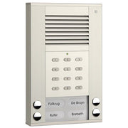TCS Tür Control - Türstation für Türkommunikation Audioaußenstation 1-reihig ASE51040-0010 4 Tasten Codeschl