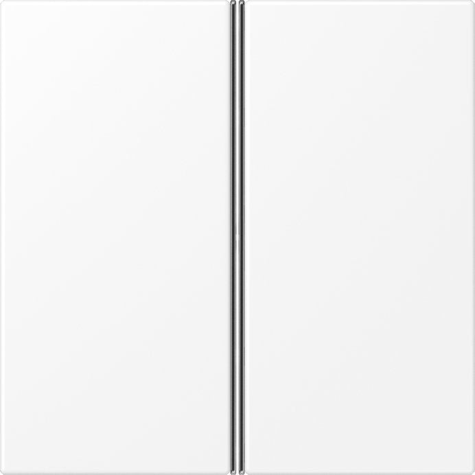 Jung - Abdeckung/Bedienelement für Installationsschalterprogramme Tastensatz komplett 2-fach LS 402 TSA WWM