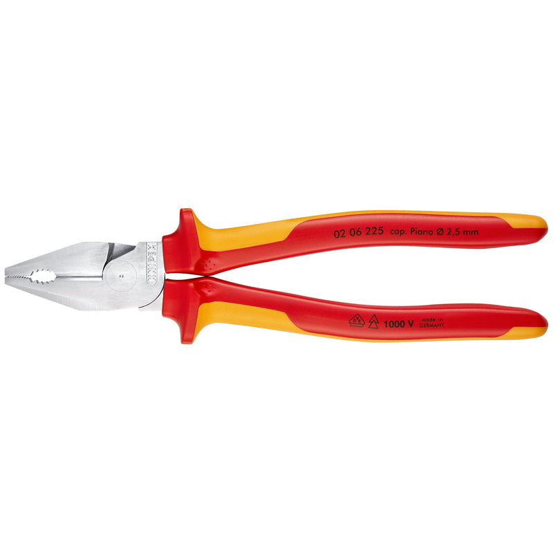 Knipex - Kombizange Kraft-Kombizange 02 06 225 isoliert, 225mm