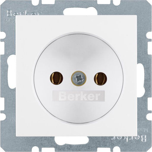 Berker - Steckdose pws/gl 6167038989 o.Schutzkontakt