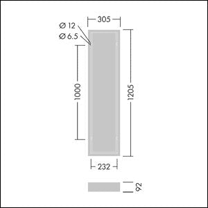 Thorn - Mechanisches Zubehör/Ersatzteile für Leuchten Befestigungszubehör BETA3 SURF #96635034