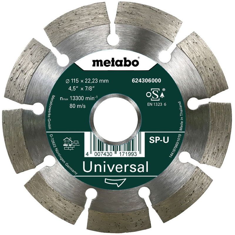 Metabowerke - Trenn-/Schleifscheibe Diamanttrennscheibe 624306000 115x22,23mm