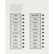 TCS Tür Control - Türstation für Türkommunikation Audio Außenstation PUK 20 PUK20/2-WS Tasten 2-spaltig UP