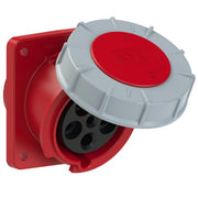 PC Electric - CEE-Anbausteckdose (IEC 60309) CEE-Anbaudose schräg 435-6 63A 5p 6h IP67 TWIST − 2 Stück