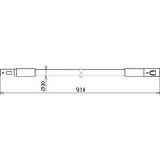 DEHN - Betätigungsstange Isolierstangenverlängerung ISV 36 STK 30 910 bis 36kV AC
