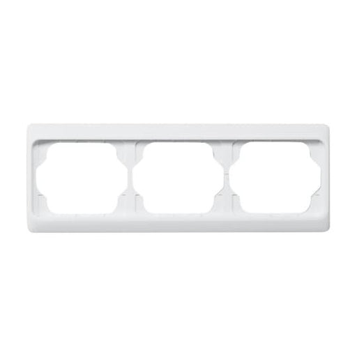 Busch-Jaeger - Abdeckrahmen Rahmen 3-fach 1723 KA-24G studioweiß, waage. − 1 Stück by Busch-Jaeger
