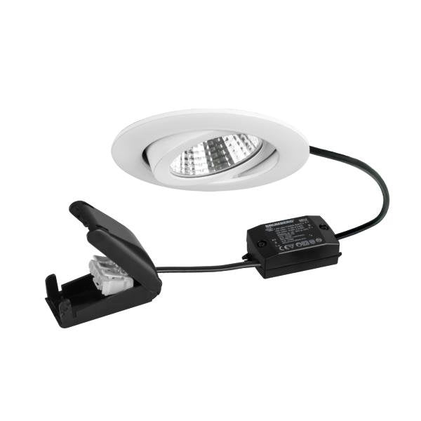Brumberg Leuchten - Downlight/Strahler/Flutlicht LED-Einbaustrahler 230V 38463073 3000K, ws