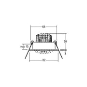 Brumberg Leuchten - Downlight/Strahler/Flutlicht LED-Einbaustrahler 38143783 3000K