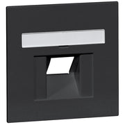 Peha - Einsatz/Abdeckung für Kommunikationstechnik Abdeckung D 20.610.193 UAE/1NA UAE-Steckdose, sw − 10 Stück