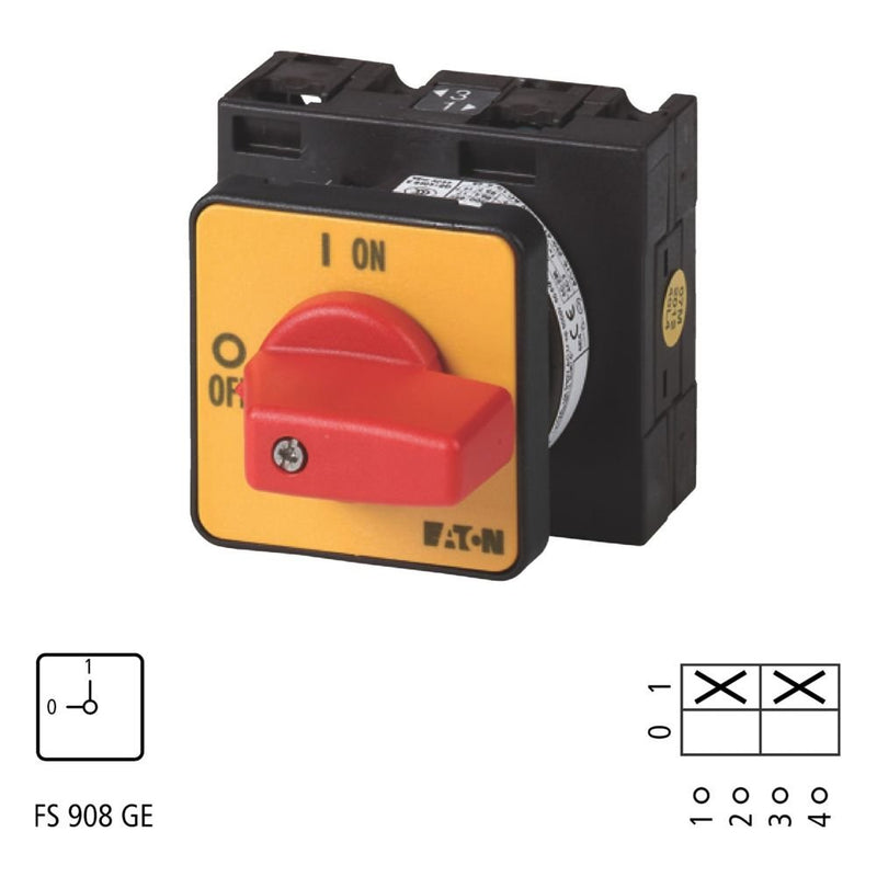 Eaton - Lasttrennschalter Ein-Aus-Schalter T3-1-102/E-RT 2pol