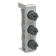 ABB Stotz S&J - D-Sicherungssockel Sicherungssockel XLPD0-FB-E27/42-3P 3-p.25A m.Rahmenkl. − 8 Stück