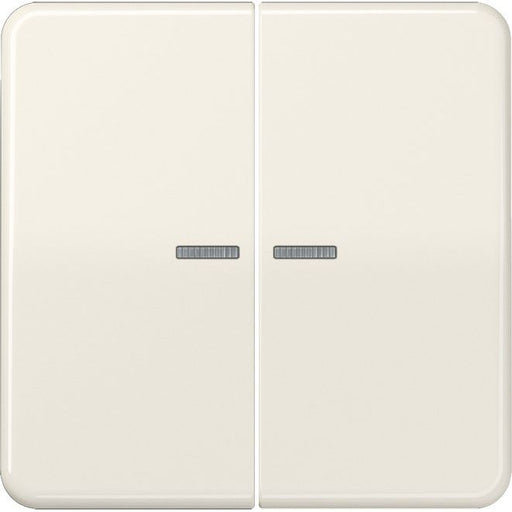 Jung - Bussystem-Tastsensor KNX RF Taster 2fach CD 10921 ST RF Duroplast, Serie CD