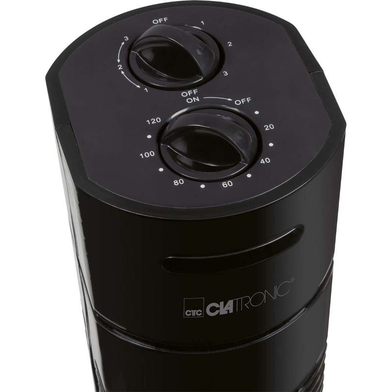 CLATRONIC - Umluftventilator Towerventilator CTC TVL 3770 sw 4Stufen