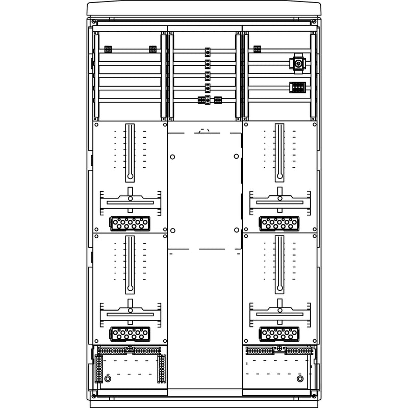 Elsta Mosdorfer - Zähler-Komplettschrank Zähleranschlusssäule ZS614T.N1.12 A655-1 N1 3ZTSG 3.HZ