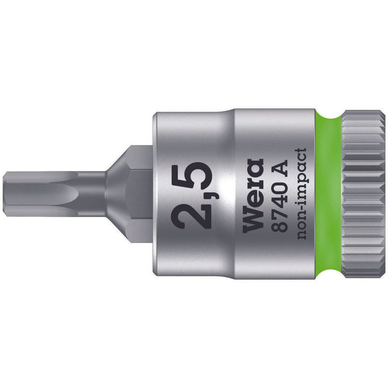 Wera - Innensechskant-Einsatz für Steckschlüssel Zyklop Bit-Nuss 05003331001 2,5x28,0