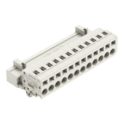 WAGO - Kabelsteckverbinder für Leiterplattensteckverbinder 1-Leiter-Stiftleiste 721-612/018-000 CAGECLAMP,2,5mm²,lgr − 25 Stück