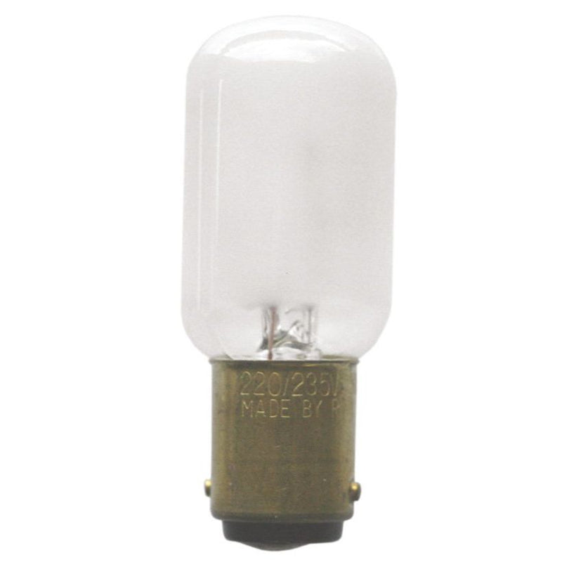 Scharnberger+Hasenbein - Allgebrauchsglühlampe Röhrenform Nählichtlampe 20x52mm 48210 B15d 235V 20W klar