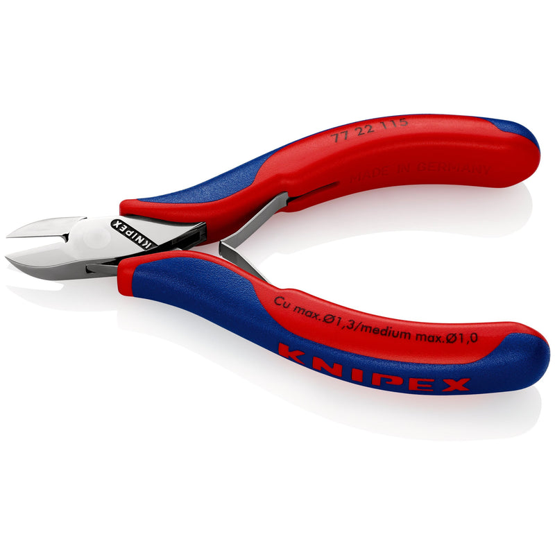Knipex - Seitenschneider Elektronik-Seitenschneider 77 22 115 spiegelpoliert,115mm